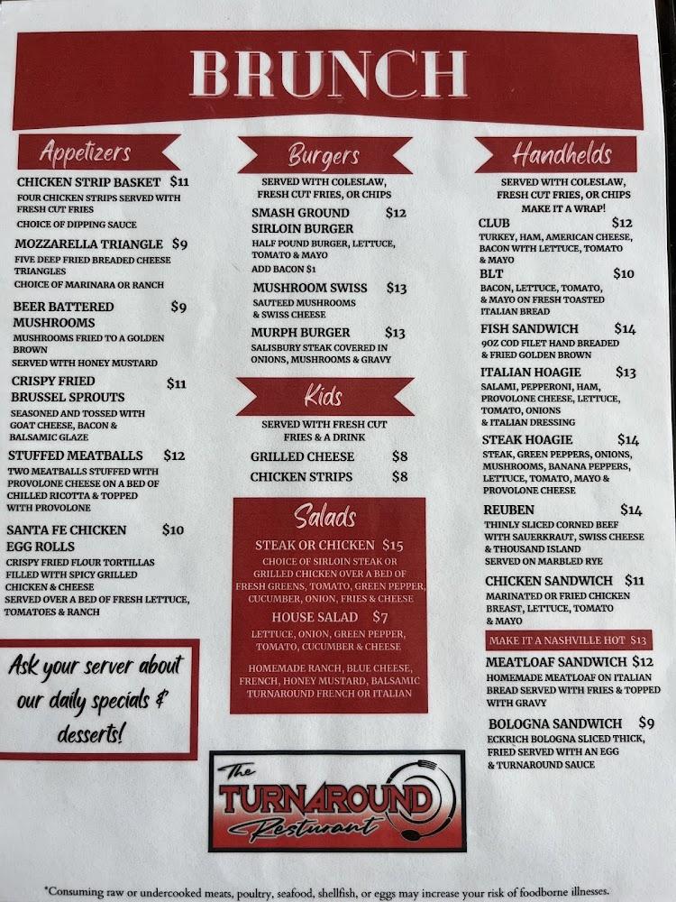 Turnaround Restaurant Bagel Sandwich